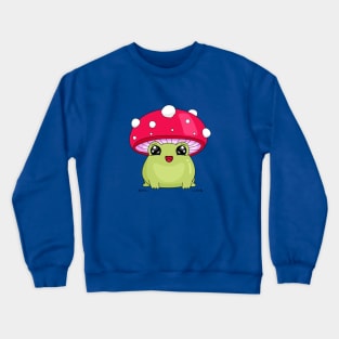 Frog and mushroom Crewneck Sweatshirt